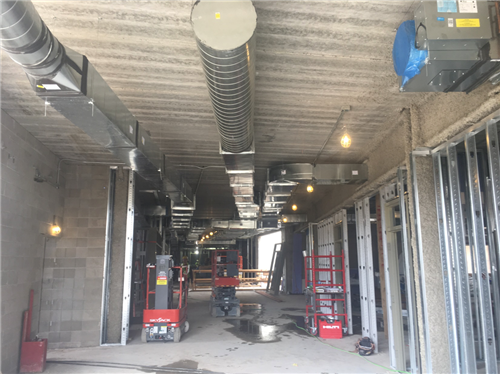 Interior Duct Work 